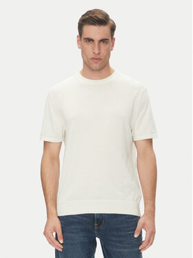 Calvin Klein Calvin Klein T-shirt Supima LV04LC333G Écru Regular Fit