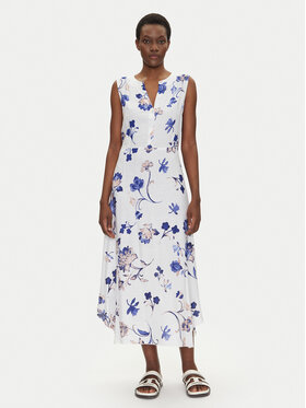 Iconique Iconique Sommerkleid IC25-053 Weiß Regular Fit