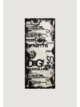Desigual Desigual Foulard FOU_LETTERING Bianco