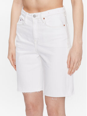 Tommy Jeans Tommy Jeans Дънкови шорти Harper DW0DW15595 Бял Regular Fit