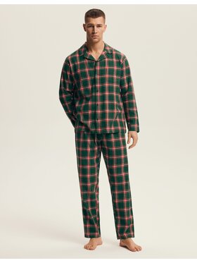 Henderson Henderson Piżama 43460 Zielony Regular Fit