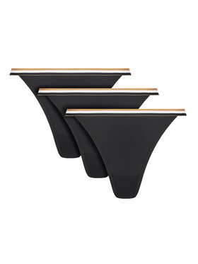 BOSS BOSS 3er-Set Stringtangas 50545602 Schwarz