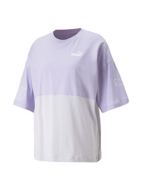 Puma Puma T-Shirt 673636 Fioletowy Regular Fit