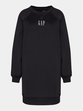Gap Gap Sukienka codzienna 729748-01 Czarny Regular Fit
