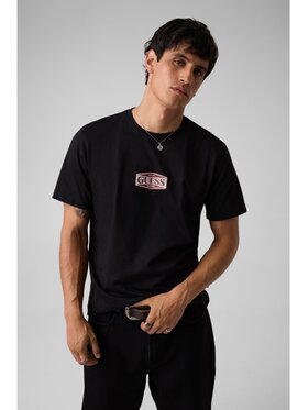 Guess Jeans Guess Jeans T-Shirt 184114 Czarny Classic Fit