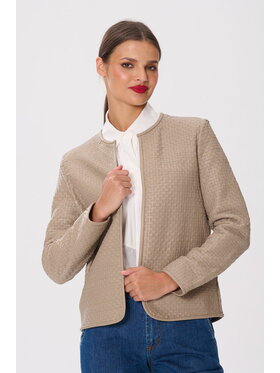 CASTELLANI CASTELLANI Marynarka Serena Beżowy Regular Fit