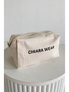 Chiara Wear Chiara Wear Kosmetyczka UNISEX Beżowy