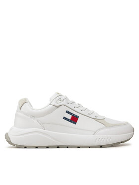 Tommy Jeans Tommy Jeans Tenisice Tjm Runner Full Leather Ess EM0EM01445 Bijela