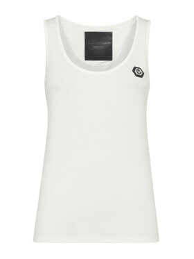 PHILIPP PLEIN PHILIPP PLEIN Tank top 21035 Bílá Skin Tight Fit