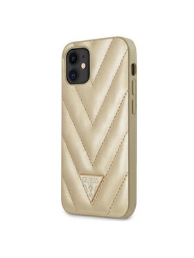 Guess Guess Etui na telefon V Quilted Złoty