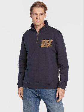 Woodbird Woodbird Bluză Lass Scription 2246-607 Bleumarin Regular Fit