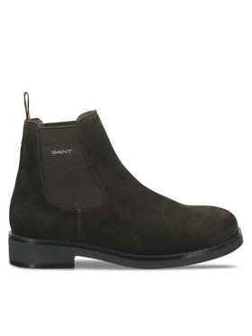 Gant Gant Kotníková obuv s elastickým prvkem 29653750 Hnědá
