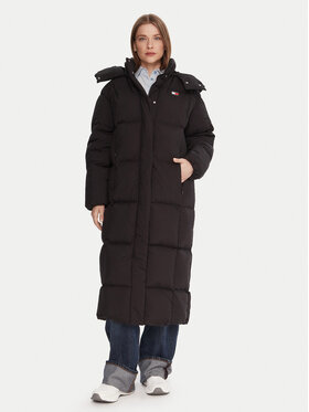 Tommy Jeans Tommy Jeans Παλτό χειμωνιάτικο Alaska DW0DW21977 Μαύρο Relaxed Fit