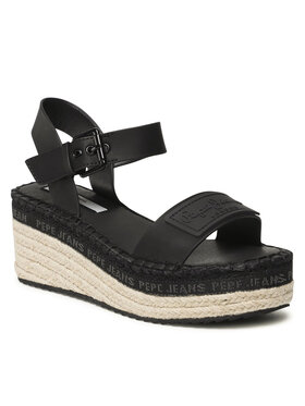 Pepe Jeans Pepe Jeans Espadrile Witney Brand PLS90576 Crna