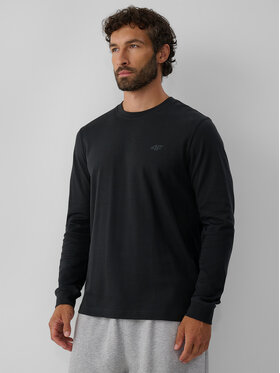 4F 4F Longsleeve casual Szary ciemny Regular Fit