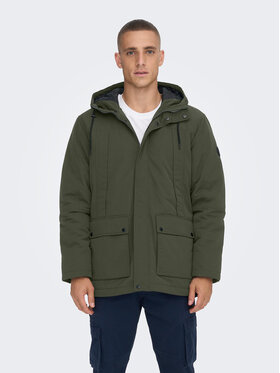 Only & Sons Only & Sons Зимно яке 22022654 Сив Regular Fit