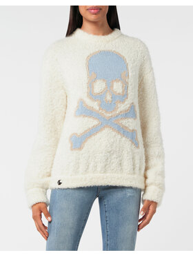 PHILIPP PLEIN PHILIPP PLEIN Maglione 2205 Crema Regular Fit