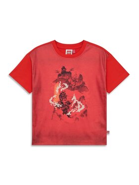 LEGO LEGO T-Shirt Taj203 Czerwony Regular Fit