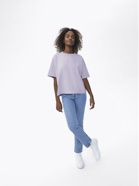 Sprandi Sprandi Marškinėliai SP22-TSD012 Violetinė Relaxed Fit