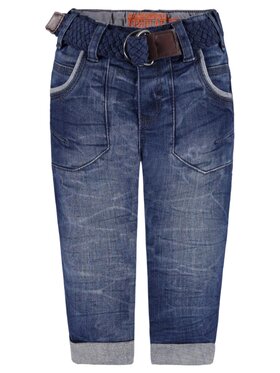 Kanz Kanz Spodnie materiałowe 1633414-0012 Niebieski Basic Fit