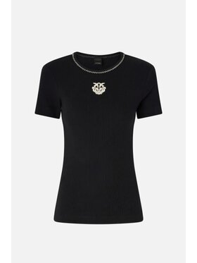 PINKO PINKO T-Shirt Brugherio Czarny Regular Fit