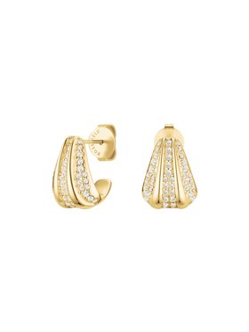 Rosefield Rosefield Kolczyki Pavé Collection Złoty