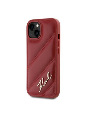 KARL LAGERFELD KARL LAGERFELD Etui na telefon Apple iPhone 15 Czerwony