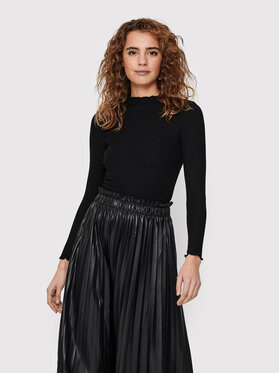 ONLY ONLY Блуза Emma 15180040 Черен Slim Fit