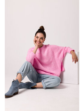 BeWear BeWear Svetr BK105 Růžová Comfortable Fit