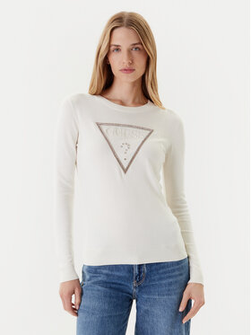Guess Guess Maglione W5YR23 Z2NQ2 Écru Regular Fit