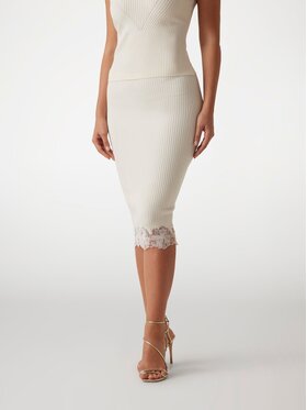 Marciano Guess Marciano Guess Spódnica 172749 Biały Classic Fit