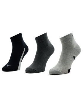 Puma Puma Set od 3 para unisex visokih čarapa Unisex Lifestyle Quarter 3P 907952 Bijela