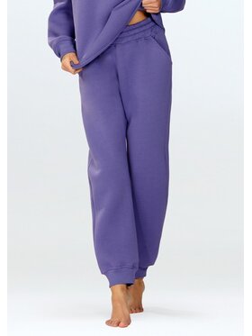 DKaren Sport DKaren Sport Spodnie dresowe Rehema Fioletowy Relaxed Fit