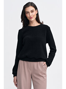 NIFE NIFE Bluza BL08 Czarny Regular Fit