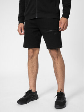 4F 4F Спортивні шорти 4FSS23TSHOM057 Чорний Regular Fit