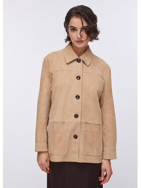 Liu Jo Liu Jo Giacca di pelle CA6153P0382P9574 Beige Loose Fit