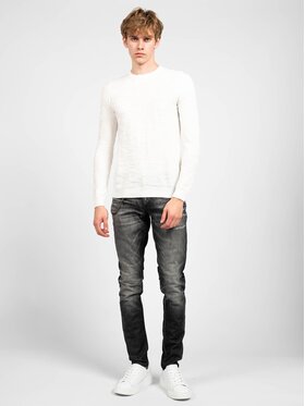 Antony Morato Antony Morato Sweter MMSW00940 YA100018 Biały Regular Fit