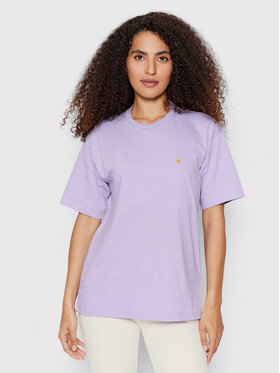 Carhartt WIP Carhartt WIP Tricou Chase I029072 Violet Relaxed Fit