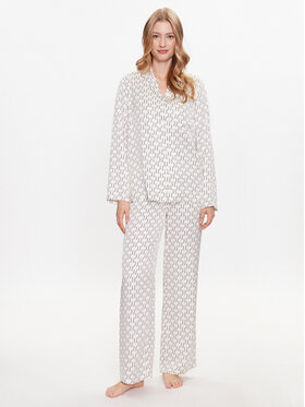 KARL LAGERFELD KARL LAGERFELD Pyjama 225W2133 Weiß Regular Fit