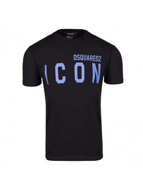 Dsquared2 Dsquared2 T-Shirt S79GC0001 S23009 981 Czarny Regular Fit