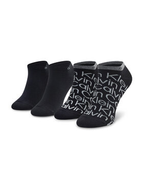 Calvin Klein Calvin Klein Комплект 2 чифта къси чорапи унисекс 701218714 Черен