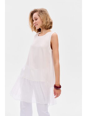 blue shadow blue shadow Tunika Evi Écru Regular Fit