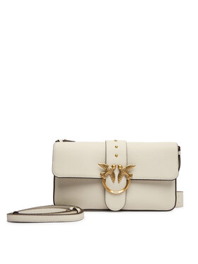 PINKO PINKO Τσάντα Love One Classic Slouchy Fl PLTT 104524 A2OX Λευκό