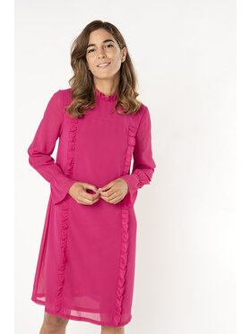 QUIOSQUE QUIOSQUE Sukienka codzienna TAPED DRESS Różowy Regular Fit