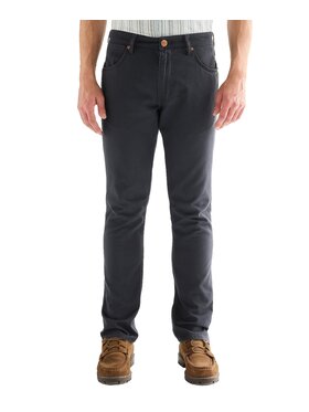 Wrangler Wrangler Spodnie materiałowe 112378954 Granatowy Regular Fit