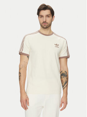 adidas adidas Футболка adicolor Classics 3-Stripes JN7020 Écru Slim Fit
