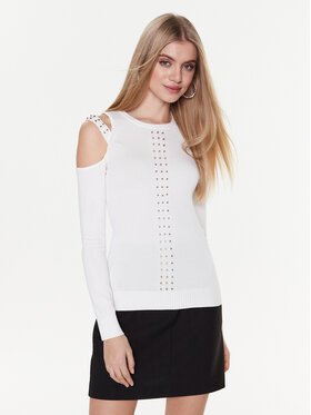 Liu Jo Sport Liu Jo Sport Bluzka TA3056 MS49I Biały Slim Fit