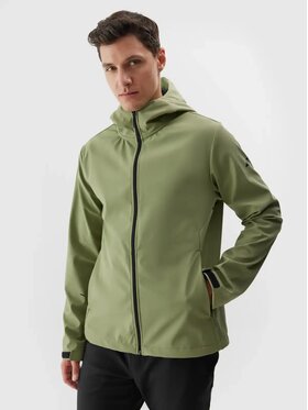 4F 4F Softshellová bunda 4FWAW24TSOFM283-43S Zelená Regular Fit