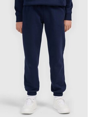 4F 4F Kalhoty z materiálu 4FJWMM00TTROM1839 Tmavomodrá Active Fit
