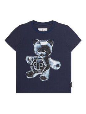 PHILIPP PLEIN PHILIPP PLEIN T-Shirt 19977 Błękitny Regular Fit